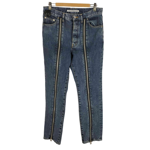 ジョンローレンスサリバン JOHN LAWRENCE SULLIVAN WASHED DENIM ZIPPED メンズ JPN:48