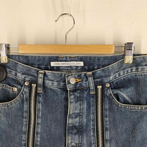 ジョンローレンスサリバン JOHN LAWRENCE SULLIVAN WASHED DENIM ZIPPED メンズ JPN:48