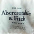 アバクロンビーアンドフィッチ Abercrombie & Fitch ダメージ加工 NY刺繍 フルジップ パーカー フーディー メンズ JPN:S