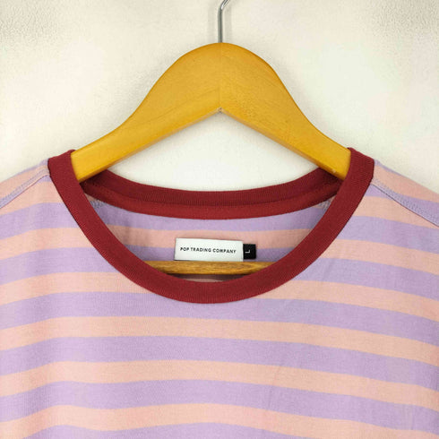 ポップトレーディングカンパニー POP TRADING COMPANY ボーダー s/s tシャツ メンズ JPN:L