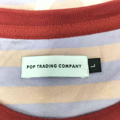 ポップトレーディングカンパニー POP TRADING COMPANY ボーダー s/s tシャツ メンズ JPN:L