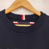 トミーヒルフィガー TOMMY HILFIGER BIG ロゴ 刺繍 クルーネック L/S リブ ニット メンズ import:S