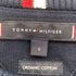 トミーヒルフィガー TOMMY HILFIGER BIG ロゴ 刺繍 クルーネック L/S リブ ニット メンズ import:S