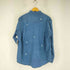 ラングラー Wrangler デニム刺繍シャツ インディゴ メンズ JPN:S