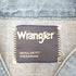 ラングラー Wrangler デニム刺繍シャツ インディゴ メンズ JPN:S