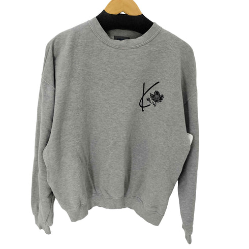 ケンゾーパリス KENZO PARIS 80-00s ワンポイントプリント クロップドスウェットプルオーバー メンズ FREE