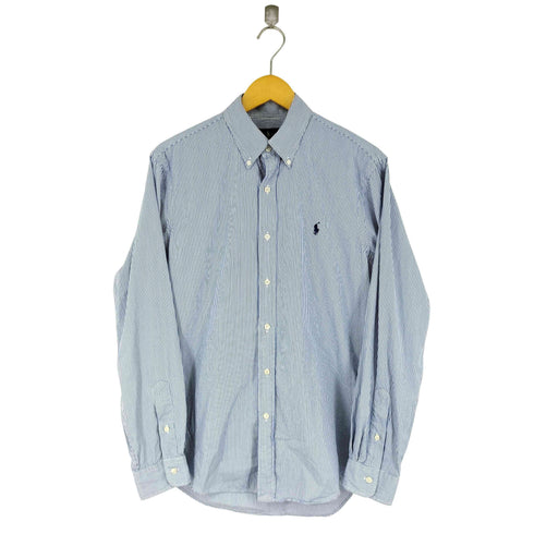 ラルフローレン RALPH LAUREN CLASSIC FIT スモールポニー刺繍 BD L/S ストライプシャツ メンズ import:M
