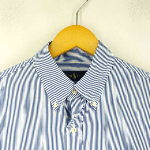 ラルフローレン RALPH LAUREN CLASSIC FIT スモールポニー刺繍 BD L/S ストライプシャツ メンズ import:M