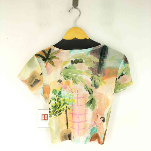 スライ SLY SOUTH GARDEN SHEER MINI Tシャツ レディース FREE