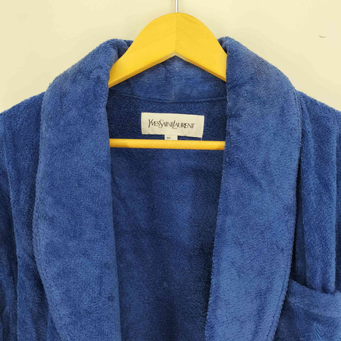 イヴサンローラン Yves Saint Laurent 90S YSL 刺繍 パイル ガウン コート メンズ import:L