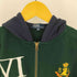ポロバイラルフローレン Polo by RALPH LAUREN ギリシャ数字 RL エンブレム 刺繍 2トーン ジップアップ パーカー レディース 150