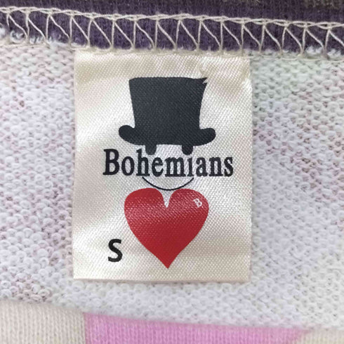 ボヘミアンズ BOHEMIANS 総柄 クルーネックカットソー レディース JPN:S
