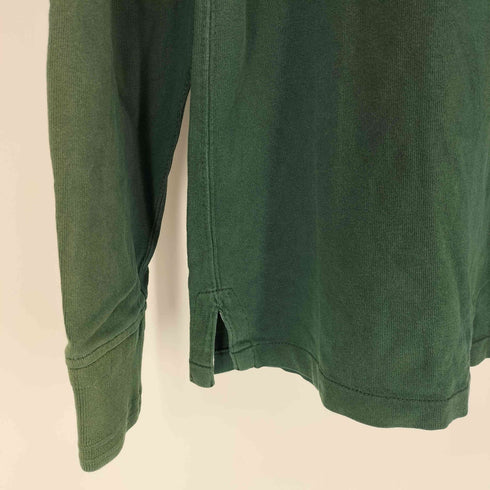 ポロバイラルフローレン Polo by RALPH LAUREN CUSTOM FIT エンブレム 刺繍 Vライン L/S ラガーシャツ メンズ import:S