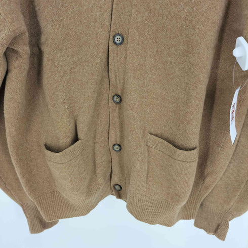 ポロバイラルフローレン Polo by RALPH LAUREN ポニー 刺繍 LAMBS WOOL ダブルポケット ウール カーディガン メンズ import:L