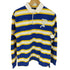 ポロバイラルフローレン Polo by RALPH LAUREN ALL STAR 刺繍 OLD ENGLISH ワッペン ボーダー L/S ラガーシャツ メンズ import:XL