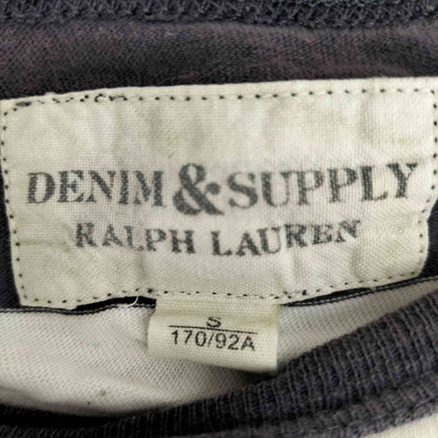 デニムアンドサプライ ラルフローレン DENIM & SUPPLY RALPH LAUREN ボーダー クルーネック L/S Tシャツ メンズ import:S