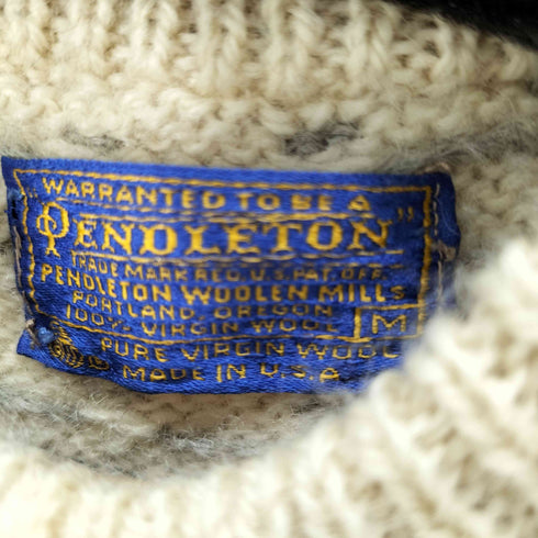 ペンドルトン PENDLETON 70s USA製 ノルディック柄ニットセーター ネイティブ メンズ JPN:M