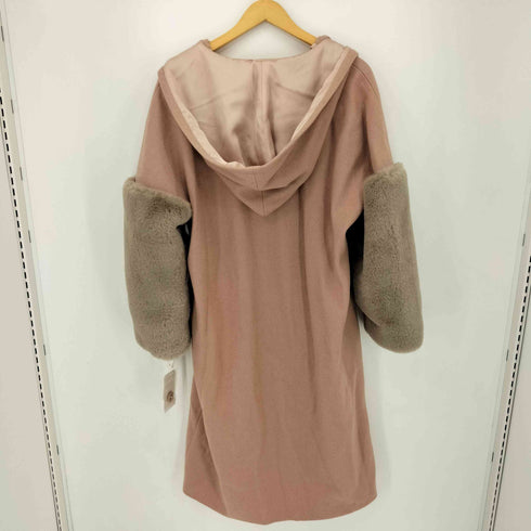 ハニーミーハニー Honey mi Honey fursleeve hoodcoat ファースリーブウールコート レディース FREE