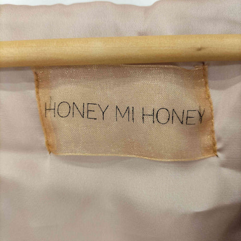 ハニーミーハニー Honey mi Honey fursleeve hoodcoat ファースリーブウールコート レディース FREE