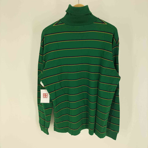 ポロゴルフラルフローレン POLO GOLF RALPH LAUREN ポニー 刺繍 タートルネック ボーダー L/S Tシャツ メンズ import:L