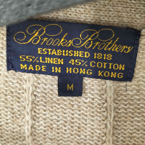 ブルックスブラザーズ BROOKS BROTHERS リネン混ニットカーディガン メンズ JPN:M