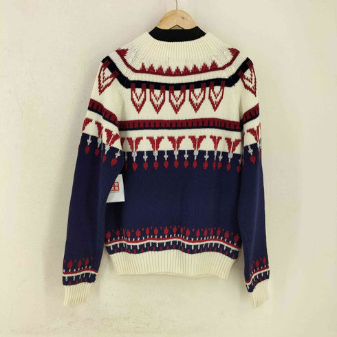 ジェーシーペニー JC Penney 台湾製 黒タグ ノルディック モックネックアクリルニット メンズ import:L
