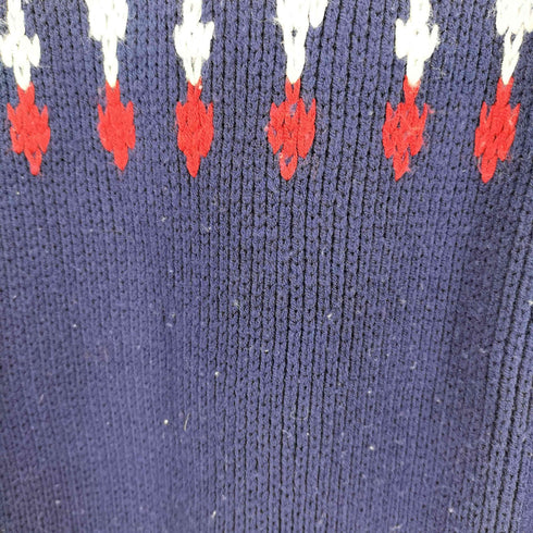 ジェーシーペニー JC Penney 台湾製 黒タグ ノルディック モックネックアクリルニット メンズ import:L