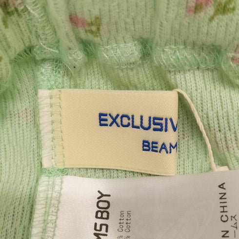 ビームスボーイ BEAMS BOY フラワー ハニカム レギンス レディース