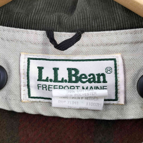 エルエルビーン L.L.Bean USA製 襟コーデュロイ ブランケットライナー ダックハンティングジャケット メンズ WOMAN'S L