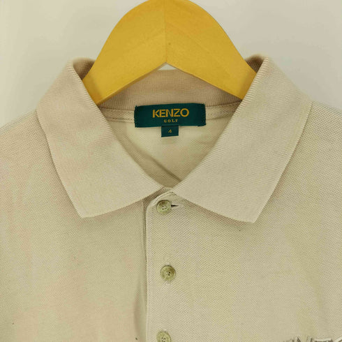 ケンゾーゴルフ KENZO GOLF ロゴ 刺繍 L/S ポロシャツ メンズ 4