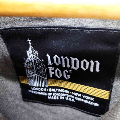 ロンドンフォグ LONDON FOG 70-80S ステンカラーロングコート オーバーサイズ ライナー付き レディース 8REG