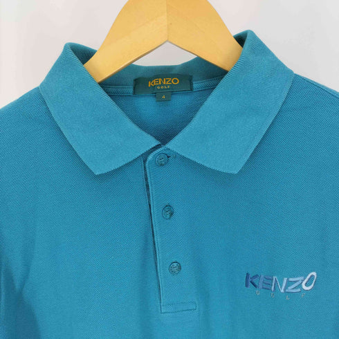 ケンゾーゴルフ KENZO GOLF ロゴ 刺繍 L/S ポロシャツ メンズ 4