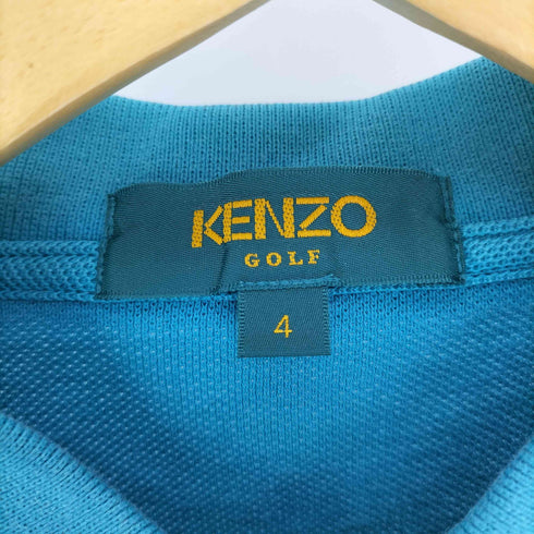 ケンゾーゴルフ KENZO GOLF ロゴ 刺繍 L/S ポロシャツ メンズ 4