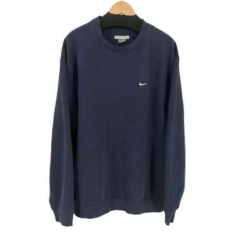 ナイキ NIKE スウォッシュ刺繍 クルーネックスウェット メンズ import:L