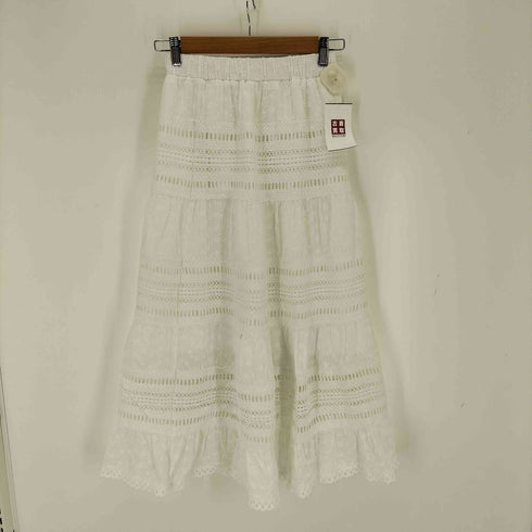 2..litr tiered lace flare long-skirt レディース ONE SIZE