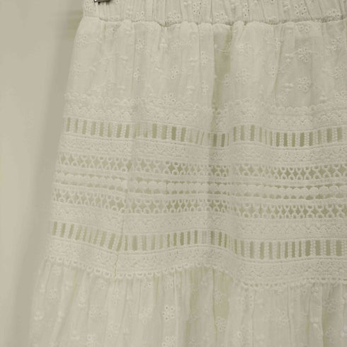 2..litr tiered lace flare long-skirt レディース ONE SIZE