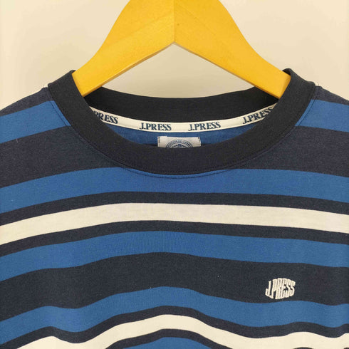 ジェイプレス J.PRESS ロゴ 刺繍 ボーダー L/S Tシャツ メンズ 170