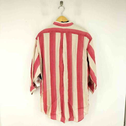 ポロバイラルフローレン Polo by RALPH LAUREN LINEN L/S ストライプロングシャツ メンズ import:L