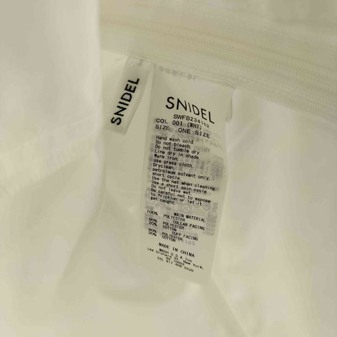 スナイデル snidel 23AW バルーンビッグカラーシャツブラウス レディース ONE SIZE