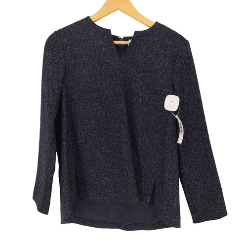 ユナイテッドアローズ UNITED ARROWS ミックスツイード スキッパー ブラウス レディース JPN:38