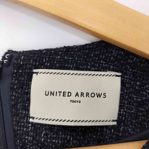 ユナイテッドアローズ UNITED ARROWS ミックスツイード スキッパー ブラウス レディース JPN:38