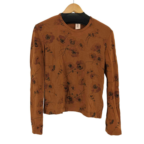 タオコムデギャルソン tao COMME des GARCONS 06AW ウール フラワープリント L/S カットソー レディース JPN:S