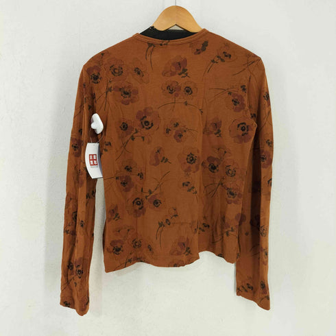 タオコムデギャルソン tao COMME des GARCONS 06AW ウール フラワープリント L/S カットソー レディース JPN:S