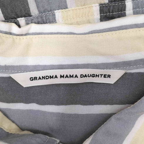 グランドママドーター GRANDMA MAMA DAUGHTER S/S ストライプワンピース レディース JPN:1