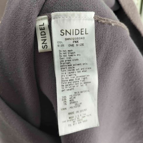 スナイデル snidel 20AW ホワイトカラーワンピース レディース ONE SIZE