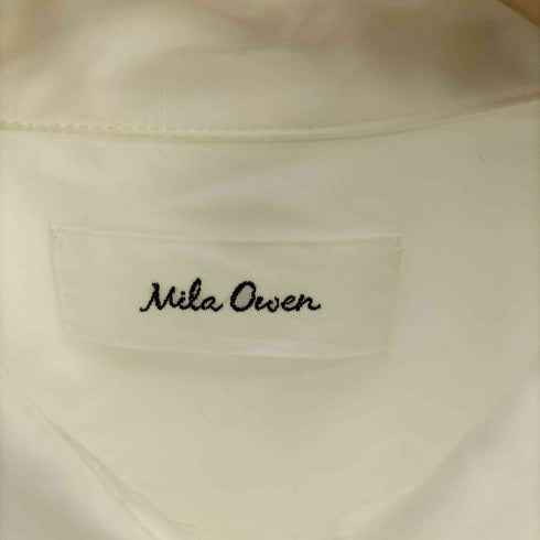 ミラオーウェン Mila Owen 22AW メンズライクオーバーサイズ短丈シャツ レディース ONE SIZE