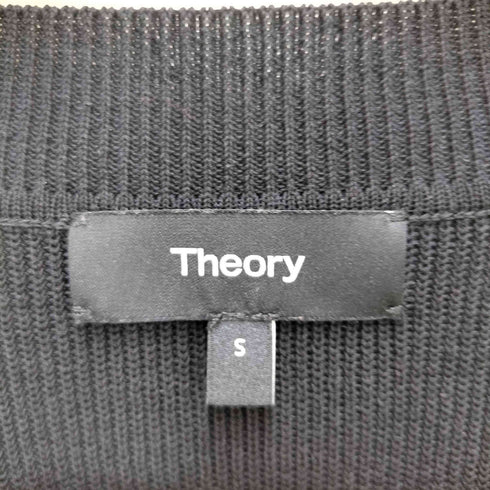 セオリー theory スリット Vネック プルオーバー S/S ニット レディース JPN:S