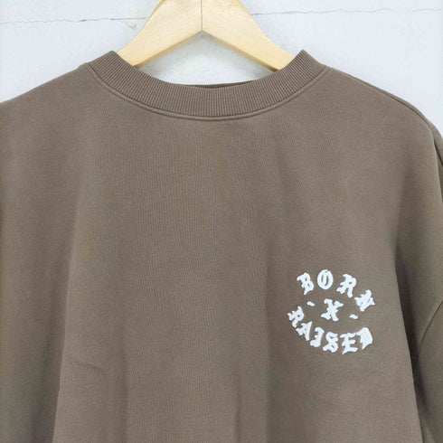 ボーンアンドレイズド BORN X RAISED 両面刺繍クルーネックスウェット メンズ JPN:L