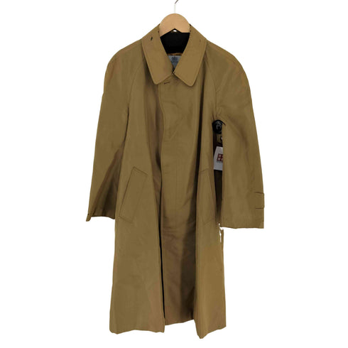 アクアスキュータム AQUASCUTUM イングランド製 シルク ステンカラーコート バルマカーンコート メンズ