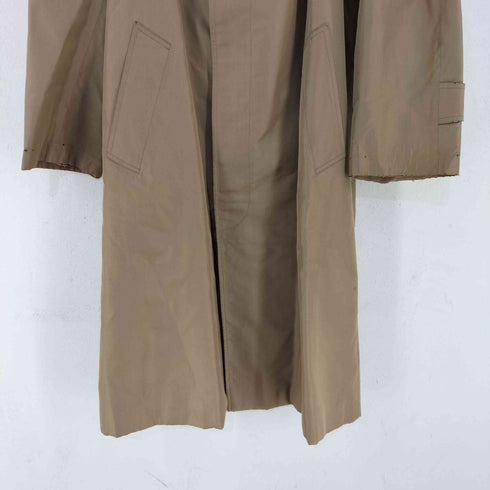アクアスキュータム AQUASCUTUM イングランド製 シルク ステンカラーコート バルマカーンコート メンズ